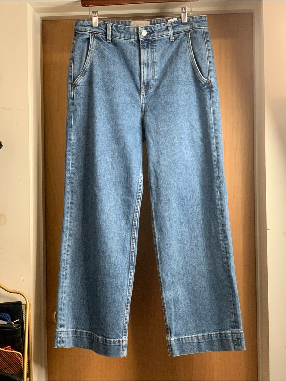 Everlane Blue The Wide Leg Jean Jeans - Size 31 Regular